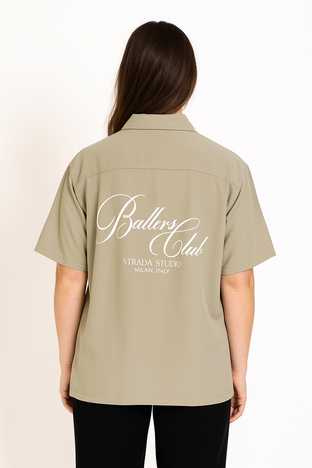 STRADA CLUB Bowling Shirt - Sage Green - STRADA